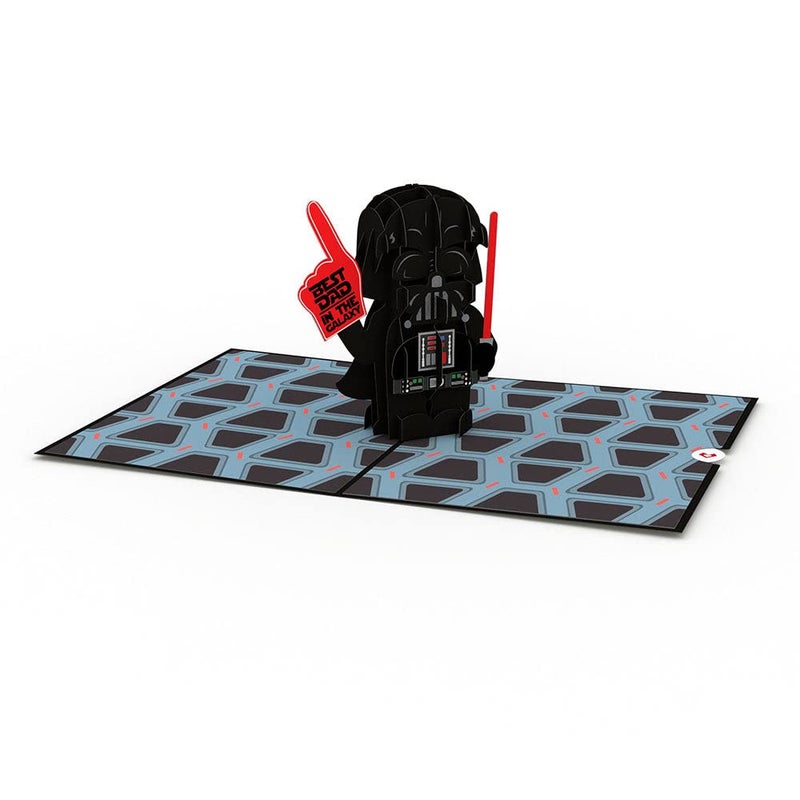 Lovepop Star Warsâ„¢ Darth Vaderâ„¢: Best Dad in the Galaxy Pop Up Card, 5x7-3D Father's Day Greeting Card, Celebration Cards, Pop-Up Birthday Card for Dad, Star Wars Birthday Card - Image 4